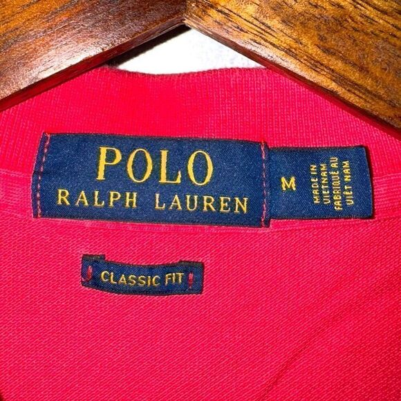 Polo Ralph Lauren Salmon Pique Polo Shirt Size M - Picture 2 of 10